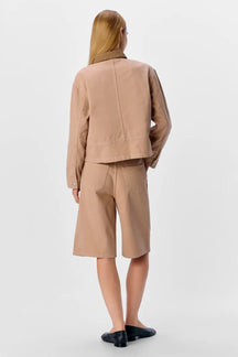 Avery Bermuda Jeans - Sandfarvet