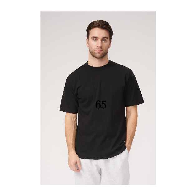 Oversized T-shirt - Sort