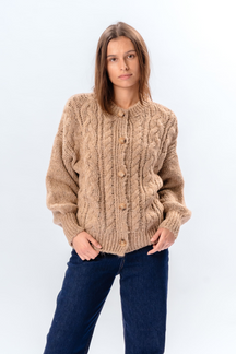 Botton Knit - Beige