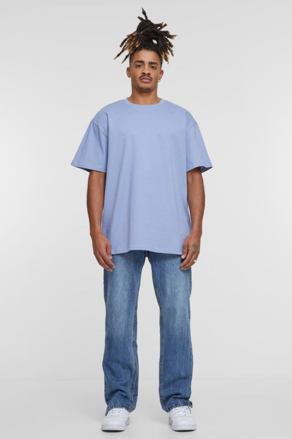 Heavy Oversized T-shirt - Viola Blue