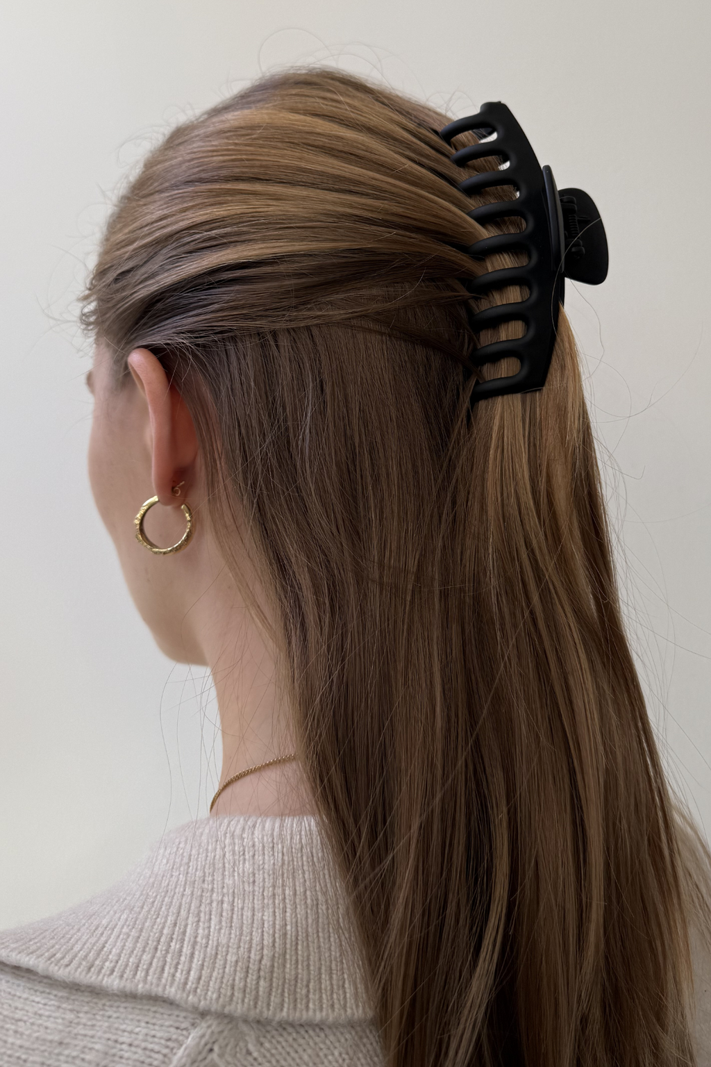 Olivia hårklemme - Mat Sort