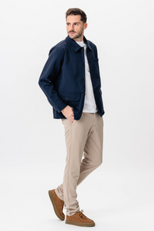 Twill Skjortejakke - Navy