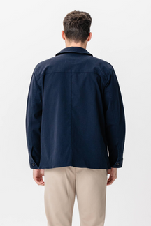 Twill Skjortejakke - Navy