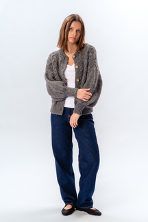 Botton Knit - Mid Grå