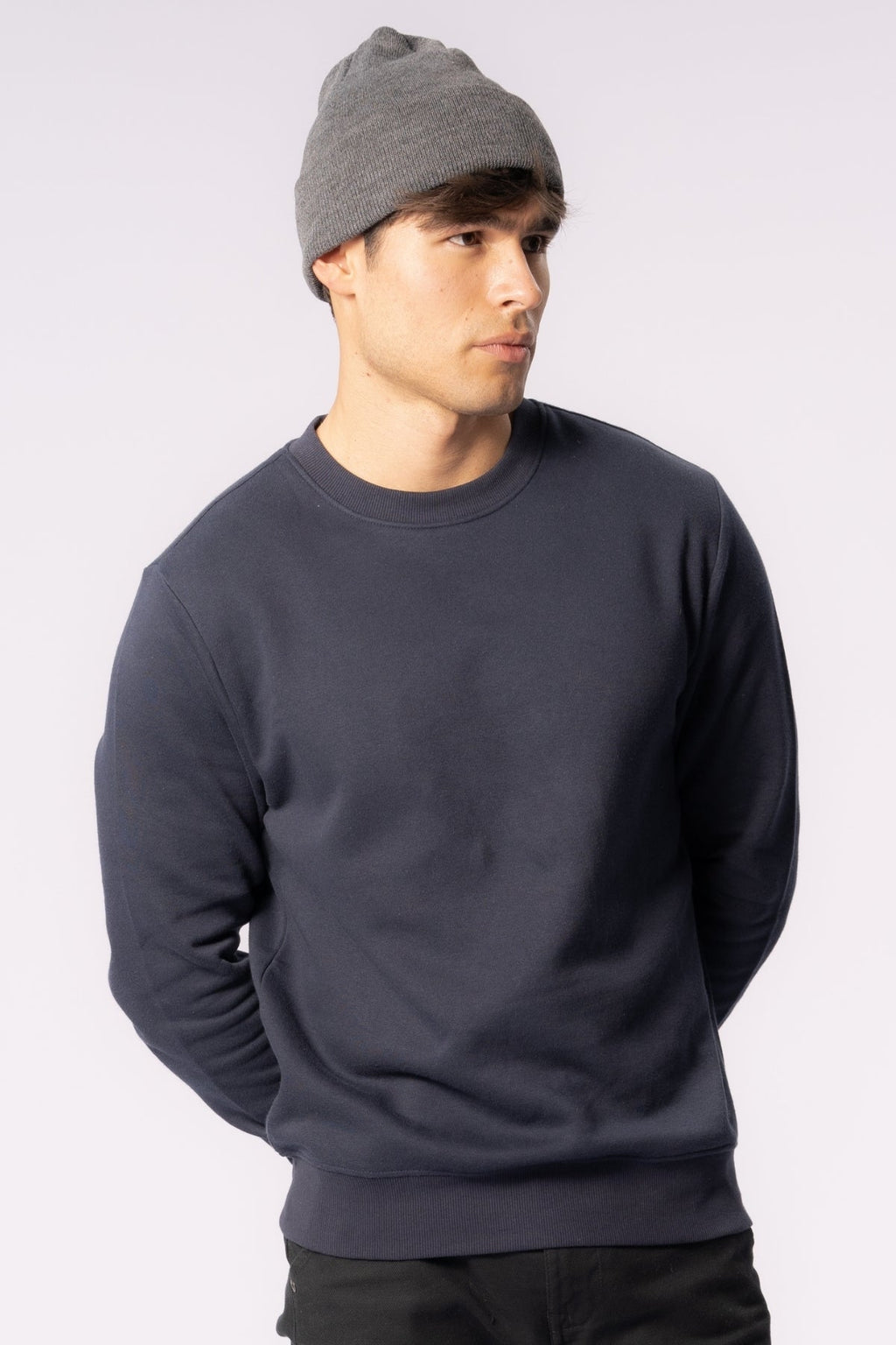 Knitted beanie - Gray