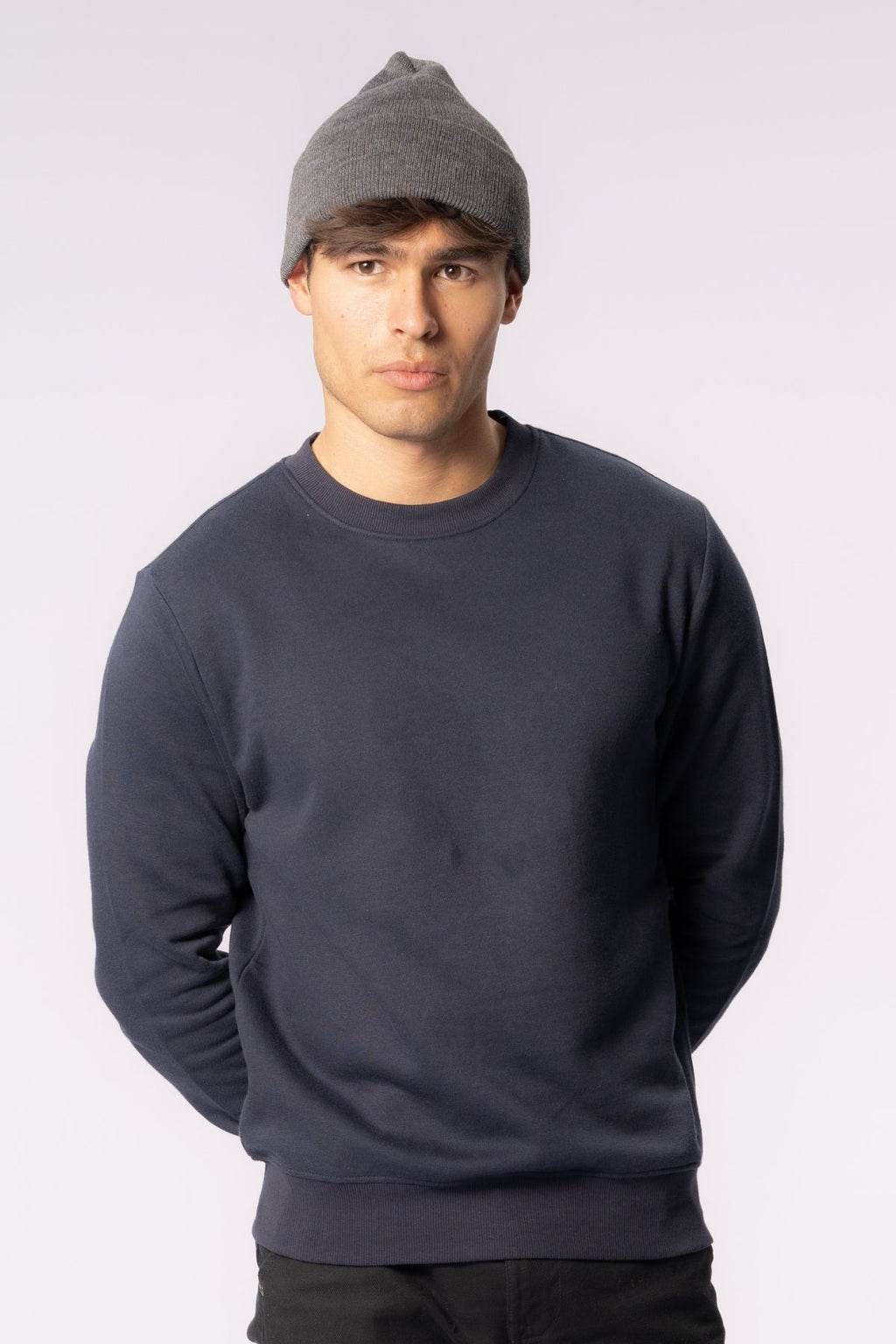 Knitted beanie - Gray