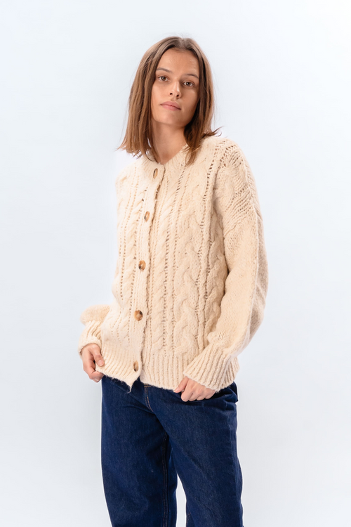 Botton Knit - Mellemgrå