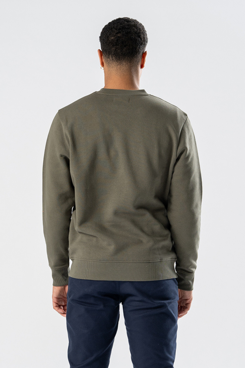 Sweatshirt Crewneck - Army Grøn