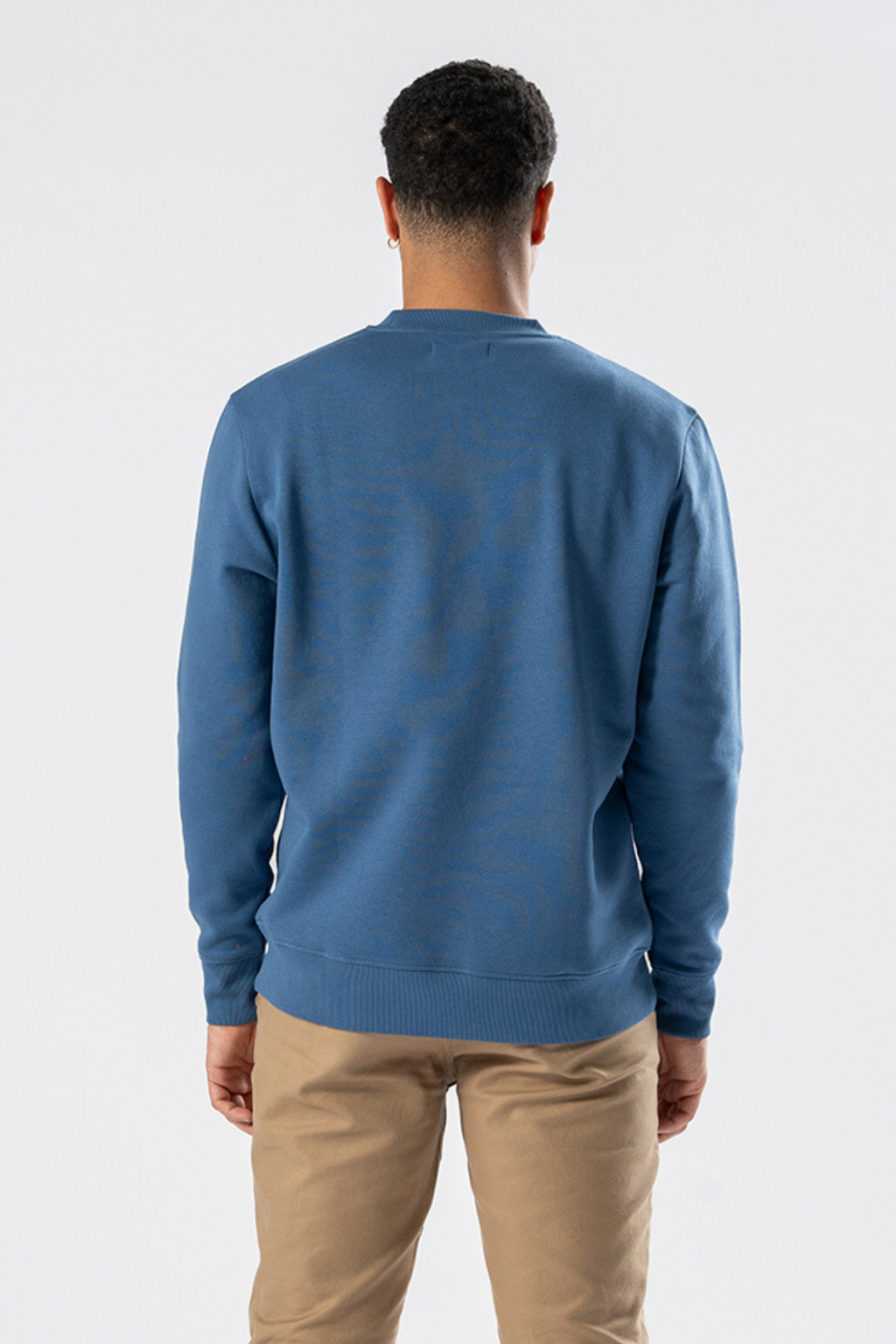 Sweatshirt Crewneck - Støvet Blå