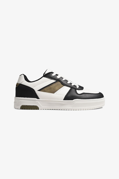 Classic Sneaker - Hvid/Sort/Khaki