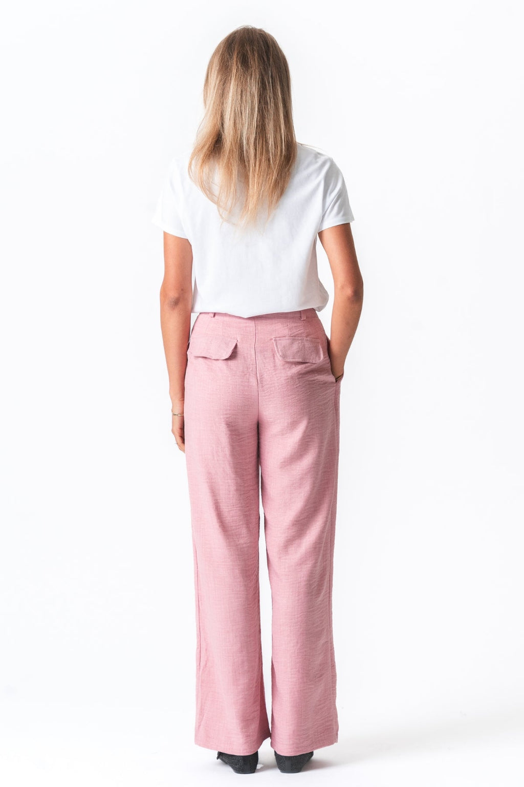 Emma Bukser Løse - Lys Pink