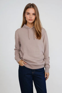 Sweatshirt Hættetrøje - Sand