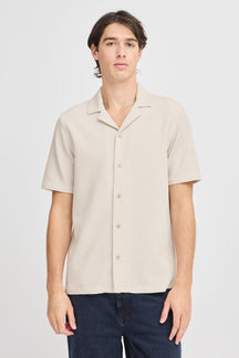 Strikket Skjorte - Beige
