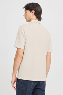 Strikket Skjorte - Beige