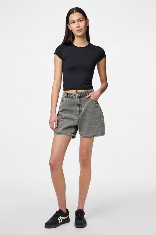 Abbi Shorts - Lysegrå Denim