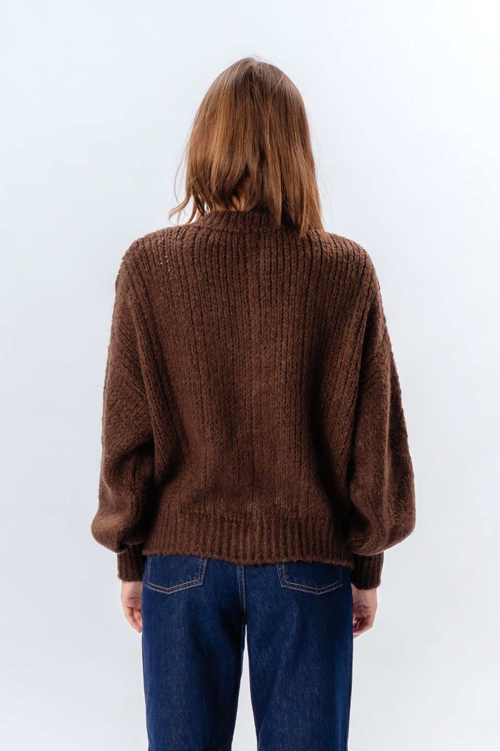 Botton Knit - Brun