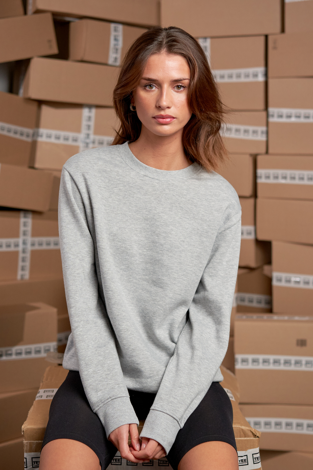 Heavy Crewneck - Grå