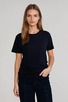 Basic Light T-shirt - Marineblå