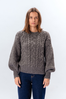 Emma Knit - Mellemgrå