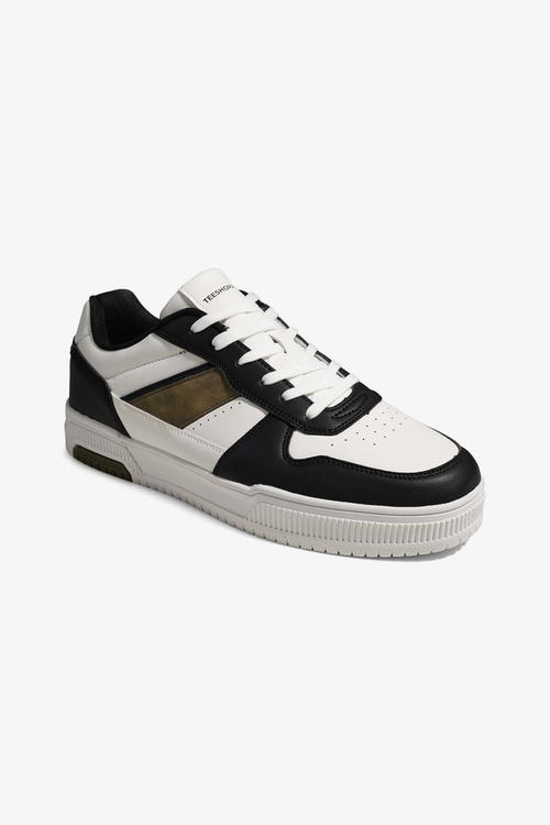 Classic Sneaker - Hvid/Sort/Khaki