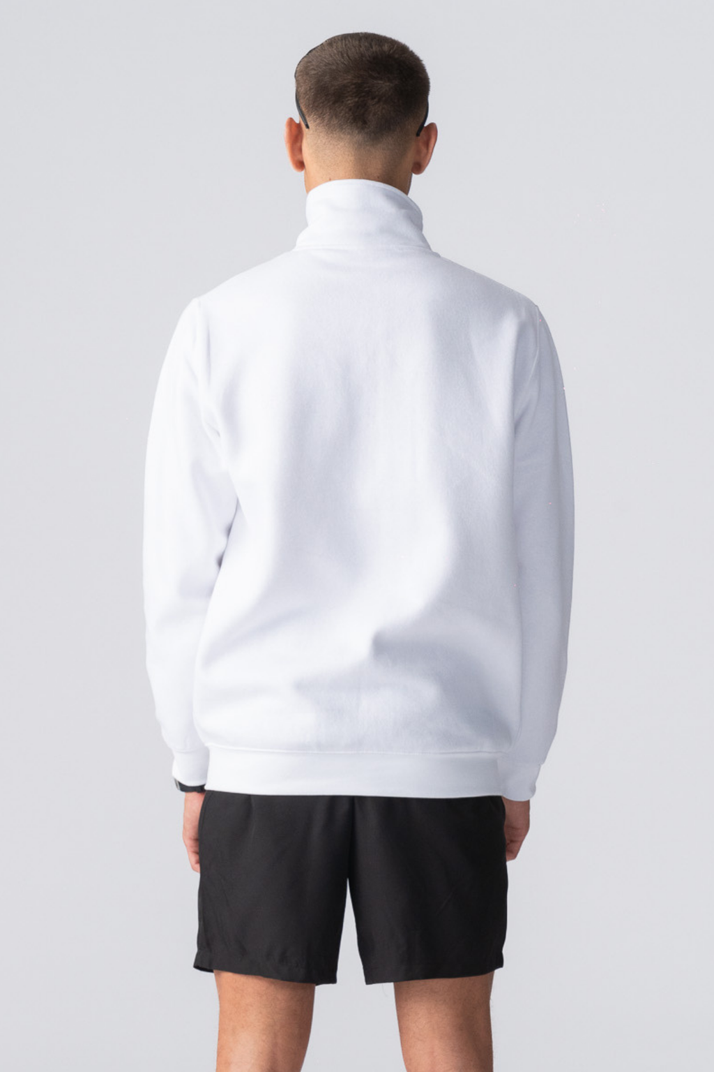 Ulan Sweat Zip Jakket - Hvid