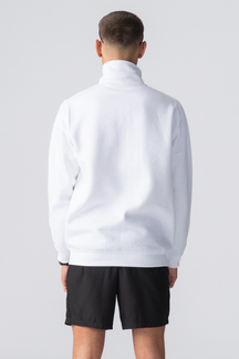 Ulan Sweat Zip Jakket - Hvid