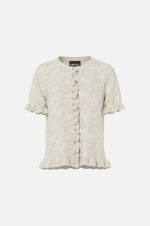 Lydia Flæse Strikcardigan - Birk