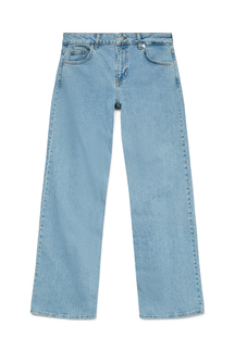Alexis Low Waist Denim Jeans - Lys Blå Denim