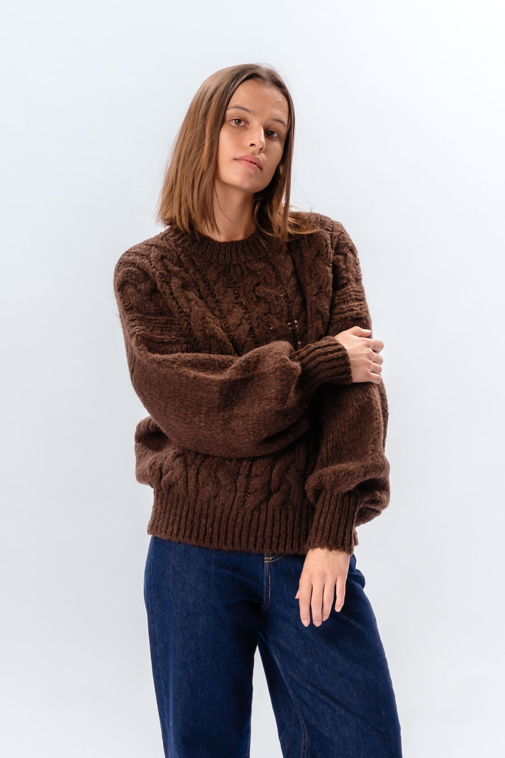 Emma Knit - Chokolade