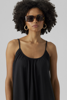 Luna Singlet Ankelkjole - Sort