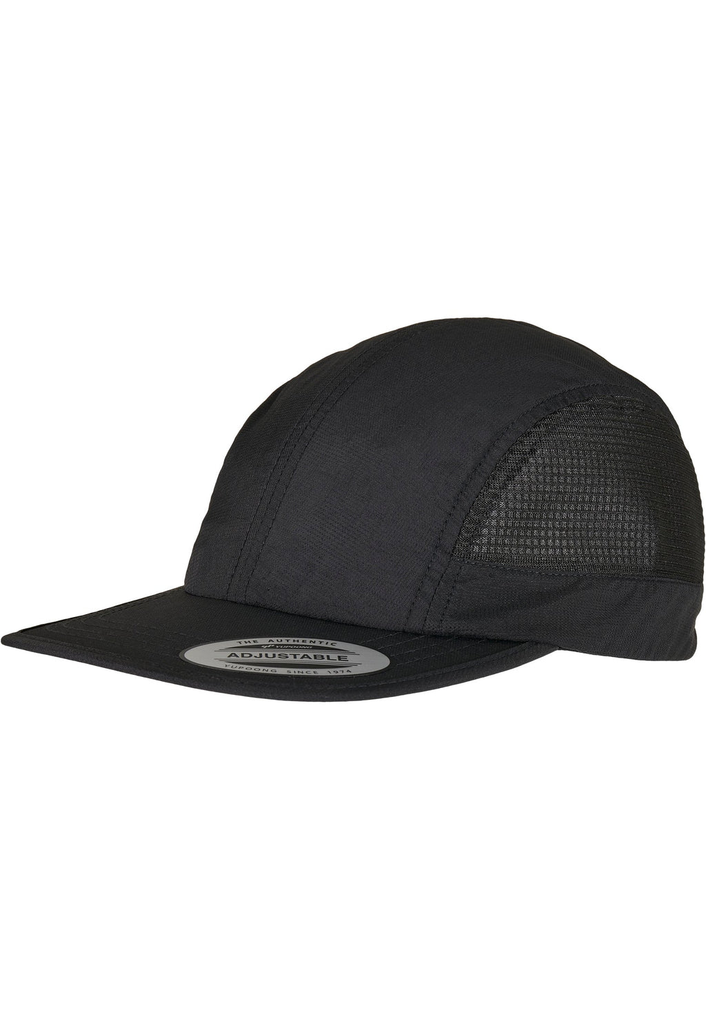 Nylon Snapback - Sort