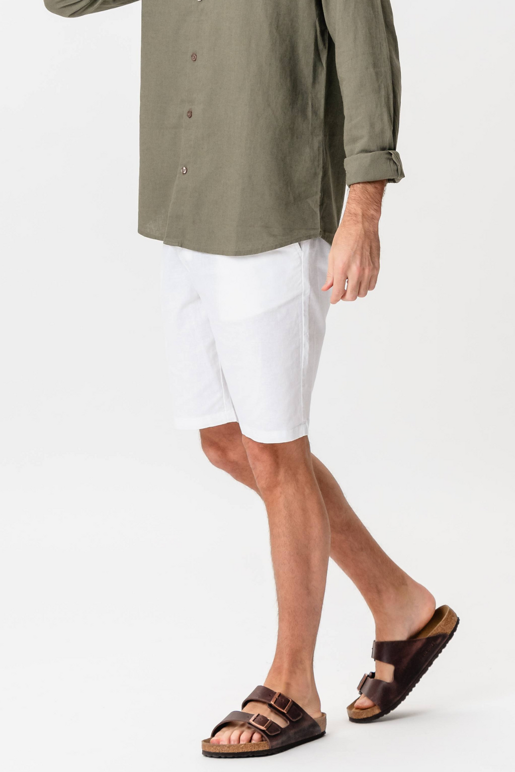 Linen Shorts - Hvid
