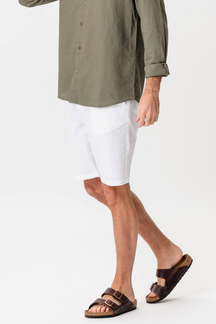 Linen Shorts - Hvid