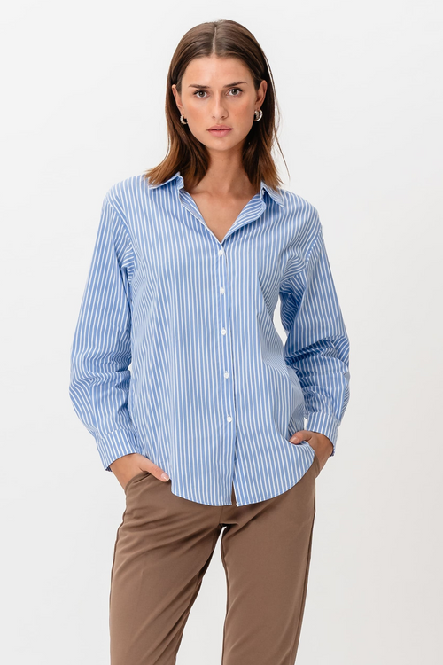 Tutta LO L/S Shirt - Kornblomst Blå