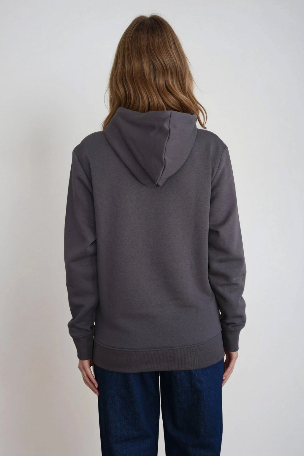 Sweatshirt Hættetrøje - Mørkegrå