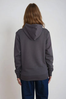 Sweatshirt Hættetrøje - Mørkegrå