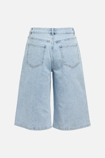 Isra Bermuda Shorts - Mellemblå Denim