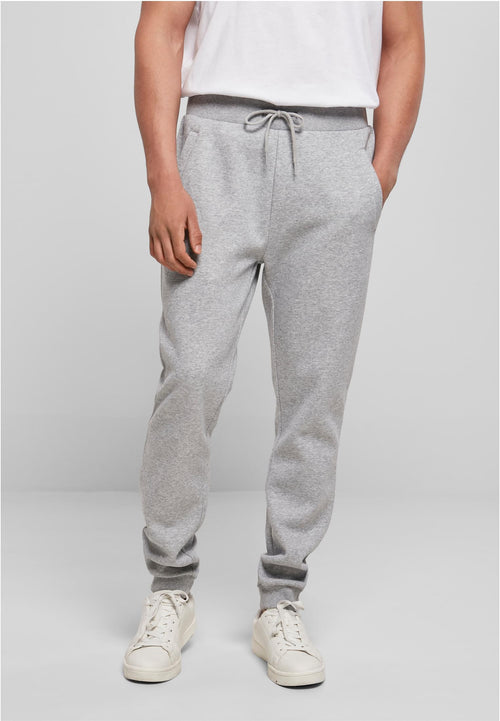 Organic Basic Sweatpants - Heather Grey