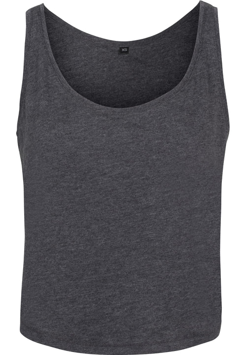 Ladies Oversized Tanktop - Charcoal