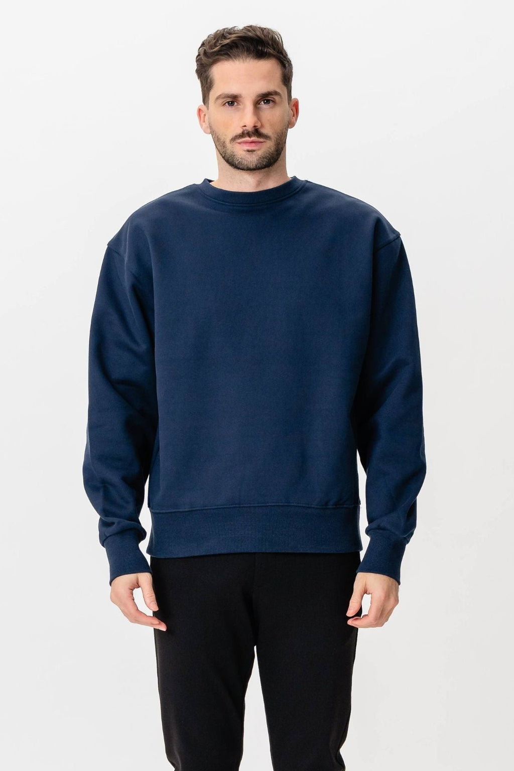 Heavy Crewneck - Marineblå