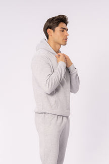 Essential Hoodie - Grey Melange