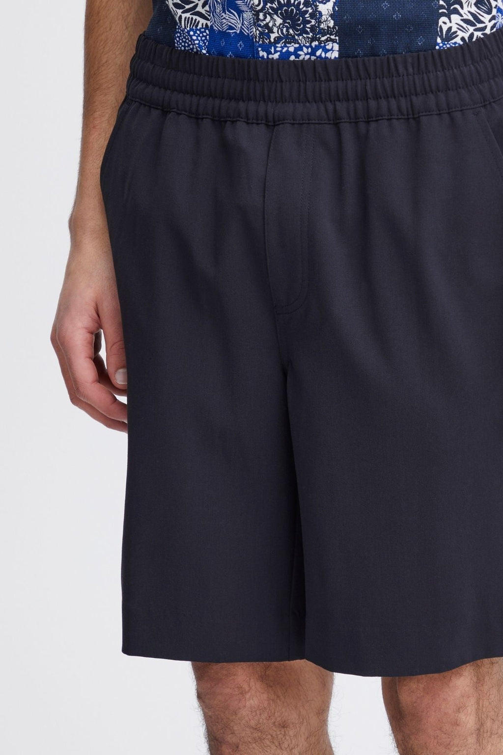 Relaxed Shorts - Marineblå