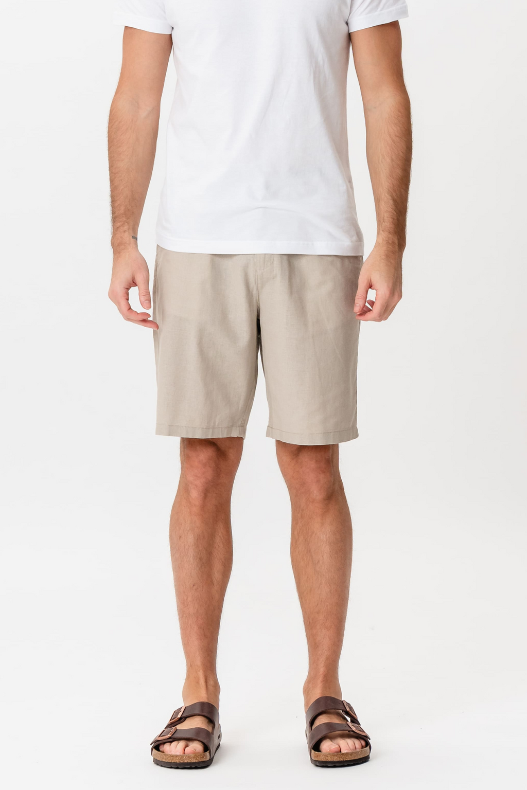 Linned Shorts - Sand