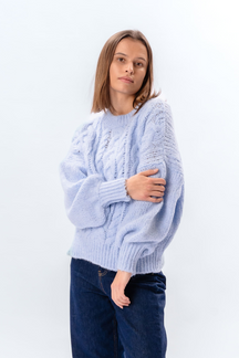 Emma Knit - Lyseblå