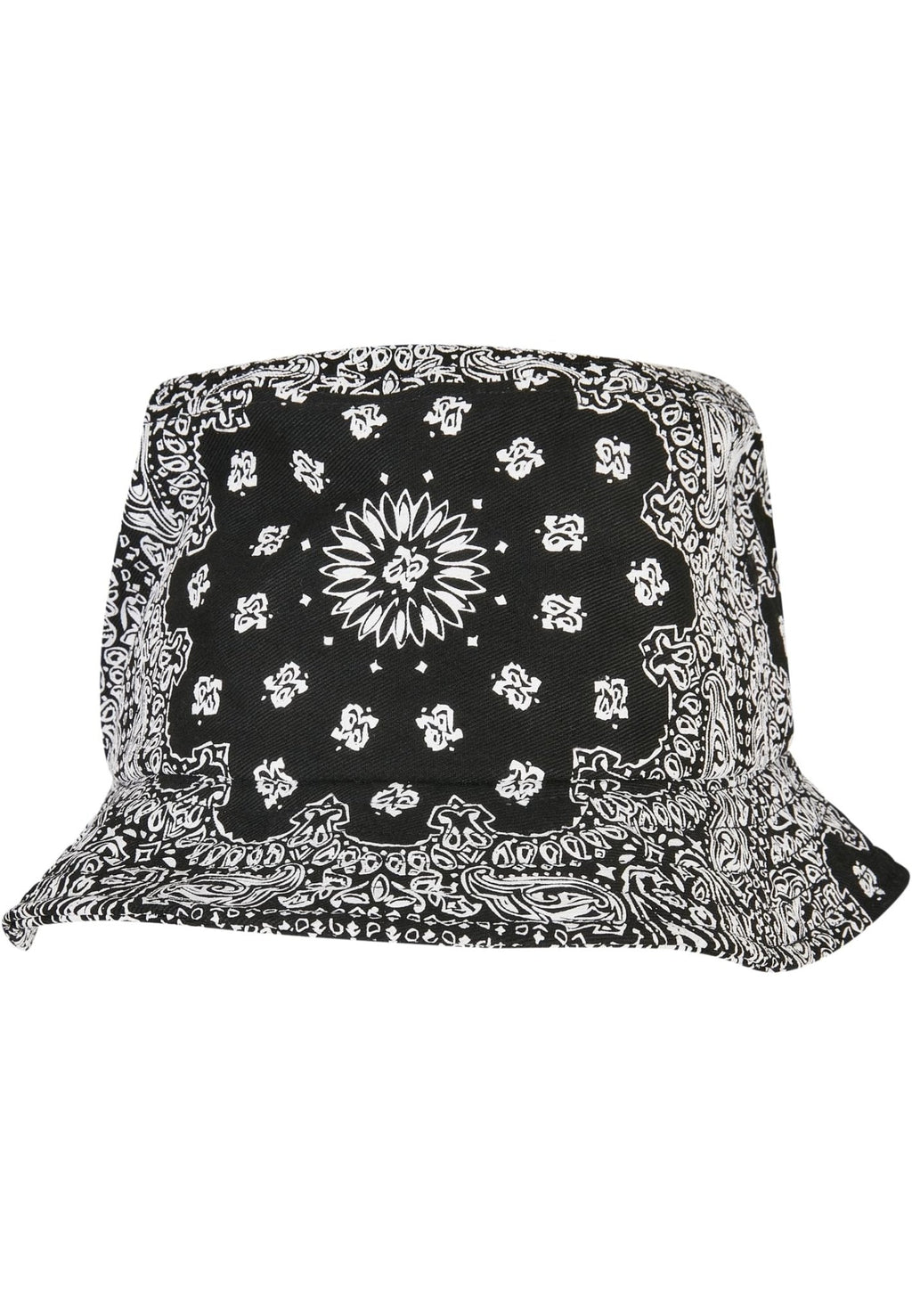 Bandana Print Bucket Hat - Sort