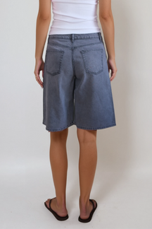 Denim Jorts - Grå Denim