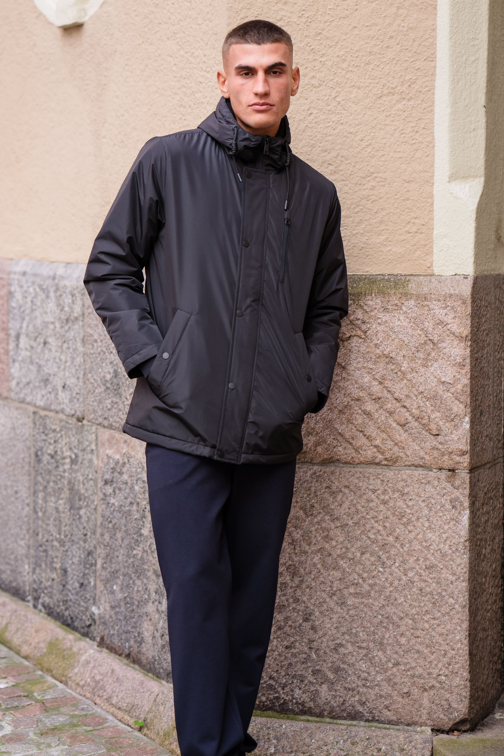 Water Repellant Jakke - Sort
