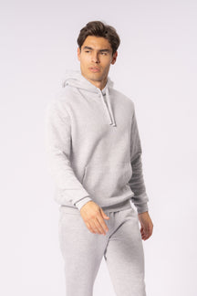 Essential Hoodie - Grey Melange