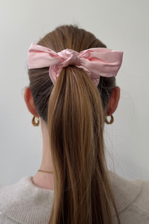 Bow Scrunchie - Lys Pink
