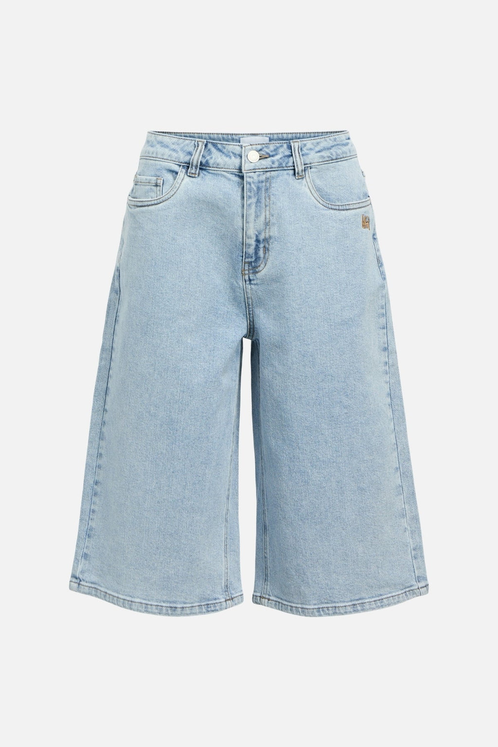 Isra Bermuda Shorts - Mellemblå Denim